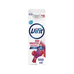 Vifit drinkyoghurt rode vruchten 500ml